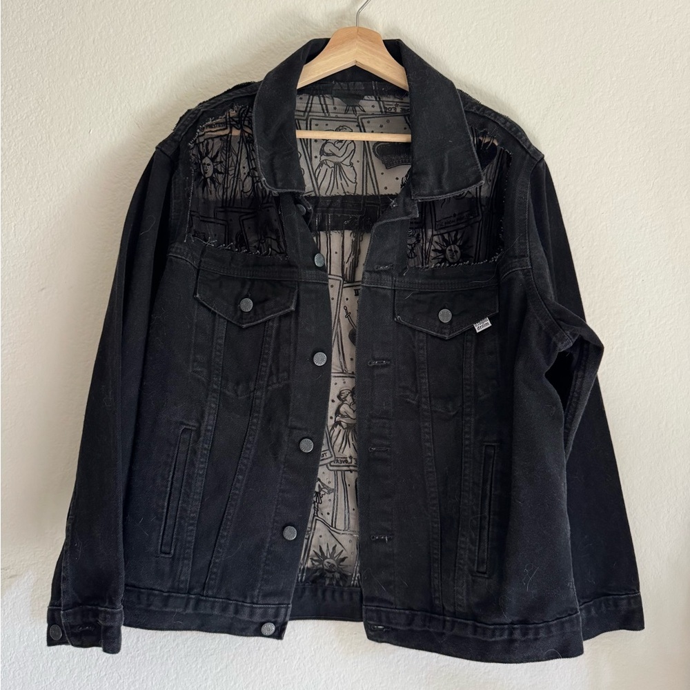 Stylish Black Denim Jacket